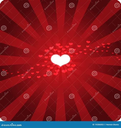 Red Hot Heart Stock Vector Illustration Of Relationship 19306003