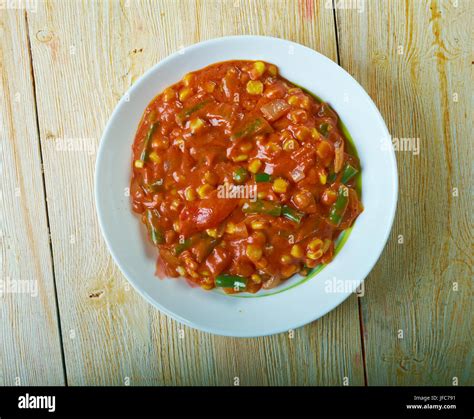 Corn Capsicum Masala Stock Photo Alamy