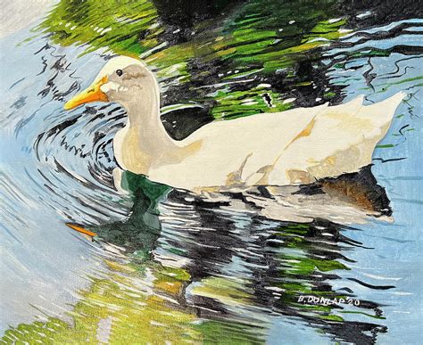 Aflac Painting By Bart Dunlap Fine Art America