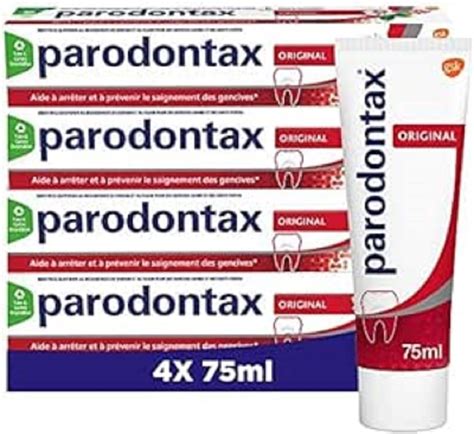 Parodontax Dentifrice Pâte Original Action Anti tartre Aide à