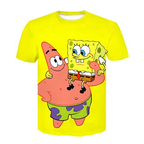 Camisetas Estampadas De Bob Esponja Atelier Yuwa Ciao Jp