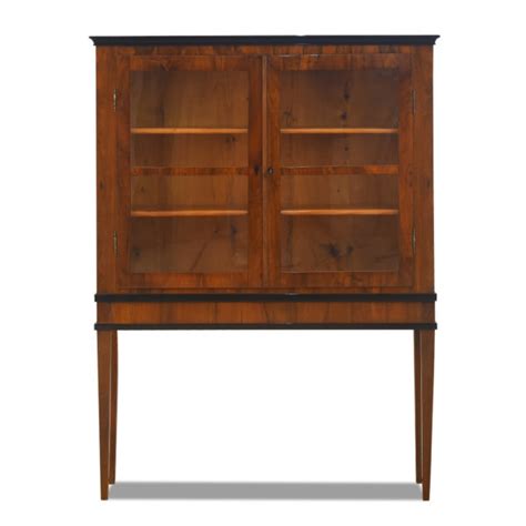 Antik Shop De Vitrine Biedermeier Nussbaum Schellack