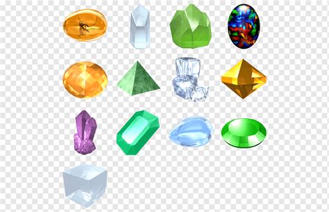 Piedras Preciosas De Cristal Iconos De Computadora Cuarzo Cristal