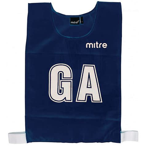 Hc1216467 Mitre Netball Bib Navy M Pack Of 7 Findel International