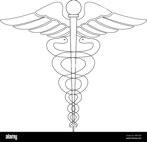 Medical Sign Medical Symbol Medical Snake Caduceus Logo Caduceus