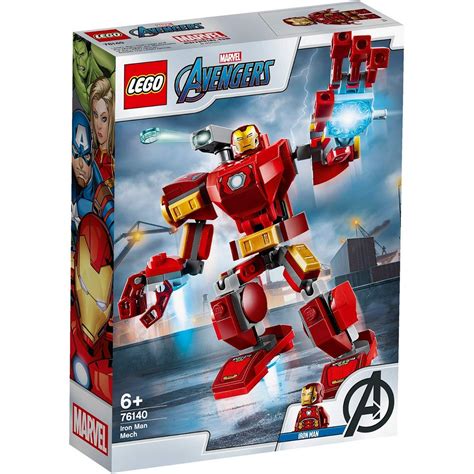 Lego樂高 Marvel 漫威 76140 鋼鐵人機甲玩具王國 Toyking鋼彈鋼彈模型玩具