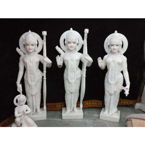 White Marble Lord Ram Darbar Statue At Inr In Jaipur Ayushi