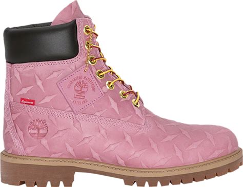 Buy Supreme X 6 Inch Premium Waterproof Boot Embossed Diamond Plate Pink Sup6inch Pnk