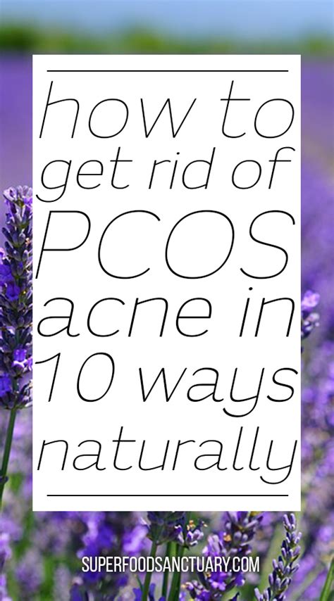 How to Treat PCOS Acne without Birth Control - 10 Natural Remedies ...