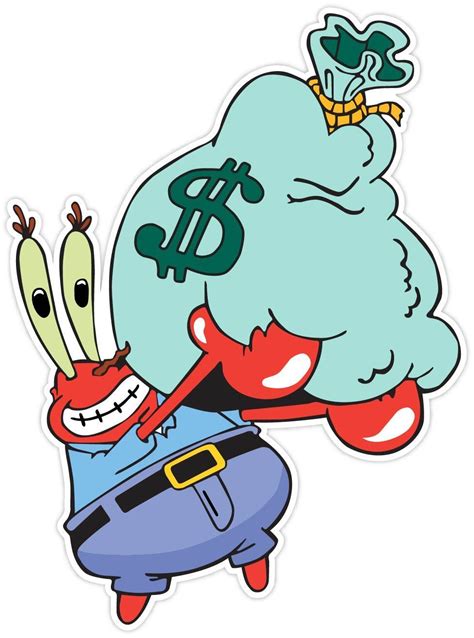 Spongebob Squarepants Mr Krabs Money