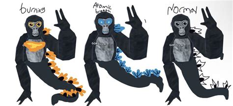 Gorilla tag Godzilla colab concepts : r/GorillaTag