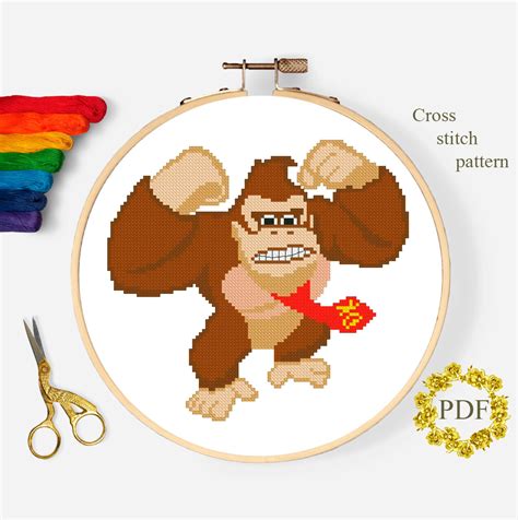 Video Game Modern Cross Stitch Pattern Nerdy Counted Cross Etsy