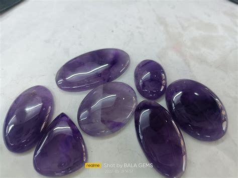 Oval Purple Amethyst Gemstones For Jewelry At Rs Carat In Jaipur