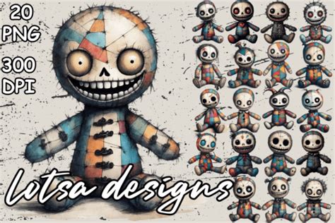 Gothic Voodoo Doll Graphic By Lotsa Designs Creative Fabrica