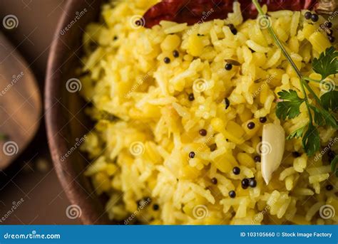 Moong Dal Khichdi Or Khichri Indian National Dish Stock Photo Image