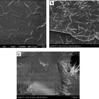 Sem Images Of N Rgo A Nn Cuo N Rgo Nanocomposite B And