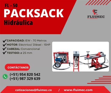 Packsack FL 50 Perforadora Hidraulica Para Proyectos Mineros