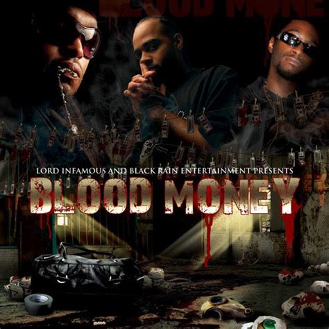 Lord Infamous, II Tone & T-Rock - Blood Money Poster - Black Rain Store