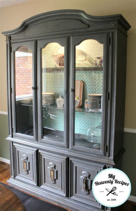 Dining Room China Hutch Makeover My Heavenly Recipes