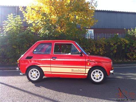 Fiat 126 1983 Rare Italian Red Bambino Edition34000 Miles Not Fiat 500