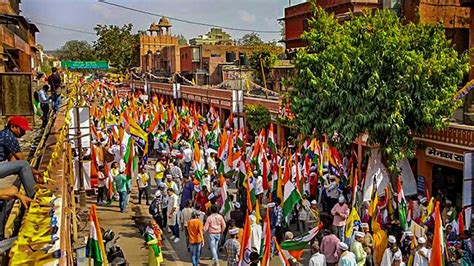 Rajasthan election 2023: CMs Kejriwal, Mann lead AAP 'Tiranga Yatra' in ...