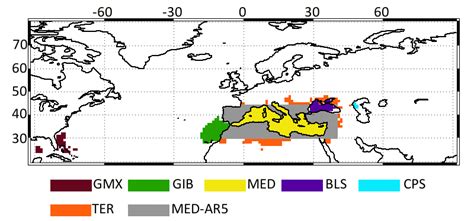 Schematic Representation Of The Main Moisture Sources For The