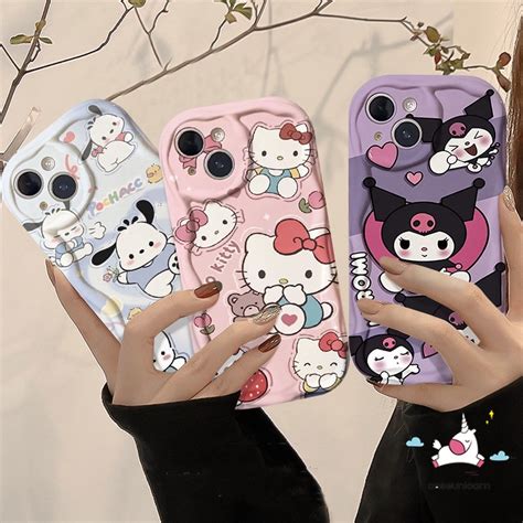 Cute Kuromi Pochacc Case For Tecno Spark Go Infinix Hot I Lite Smart
