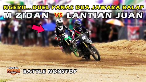 Duel Sensasi Raja GTX Vs Motocross M ZIDAN LANTIAN Tak Terbendung