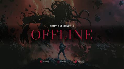 Gaming Channel Promotion Online Twitch Offline Banner Template