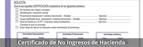 Certificado De No Ingresos Lo Que Debes Saber Actualizado Enero 2025