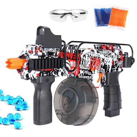 Electric Gel Blasters Ferventoys Splatter Ball Blaster With 10000 Water Beads For Boys And