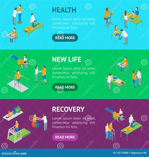 Physiotherapy People Patients Gradual Recovery Medical Physical