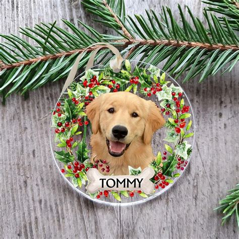 Personalized Dog First Christmas Ornament Pet Christmas Etsy