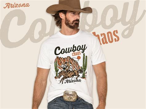 Cowboy T Shirt Design On Behance