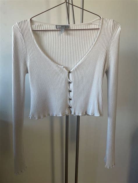 Asos White Button Down Cardigan Top Eu40 Uk12 Kaufen Auf Ricardo