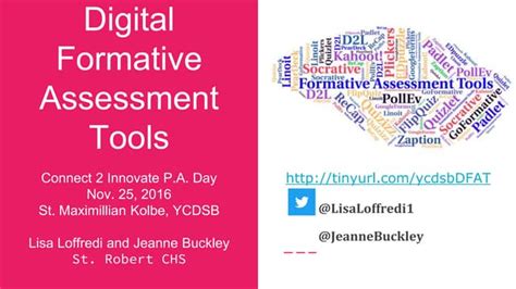 Digital Formative Assessment Tools Ppt