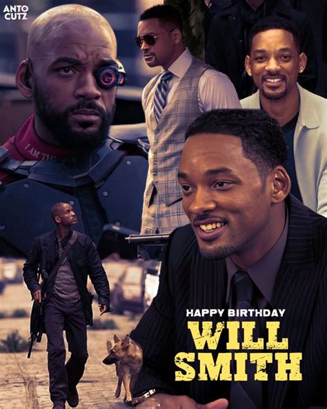 the movie poster for will smith be happy birthday