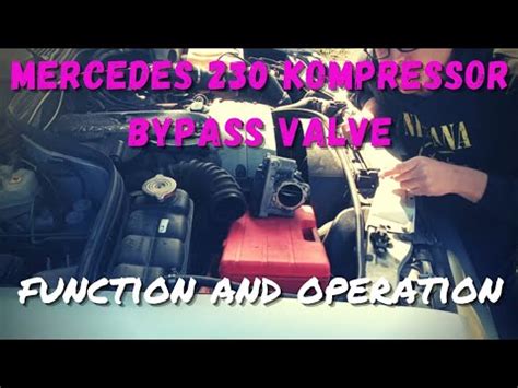 Is Your Mercedes Kompressor Bypass Valve Working Right CHECK THIS OUT