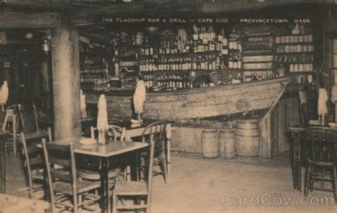 The Flagship Bar And Grill Cape Cod Provincetown Ma Postcard