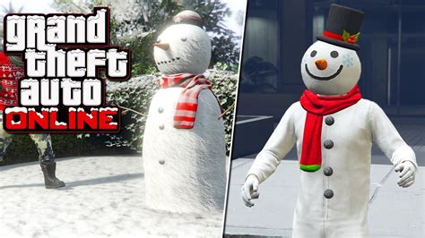 Emplacements Des Bonhomme De Neige Tenue Rare A D Bloquer Sur Gta