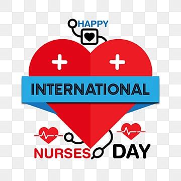 International Nurse Day Png Image Cute Nurse With Love Sign