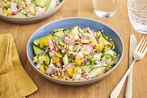 Courgette Appel Salade Met Gerookte Forel Recepten PLUS