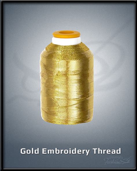 Gold Embroidery Thread - University of Fashion