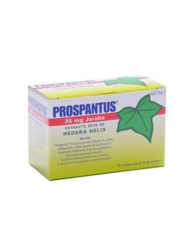 PROSPANTUS 35 MG 21 SOBRES JARABE 5 ML