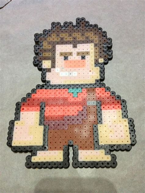 Perler Wreck It Ralph By Otakuluka On Deviantart Perler Bead Disney