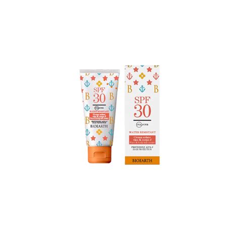 Crema Solare Viso Corpo SPF 30 COSMETICA NATURALE E BIO Bioearth