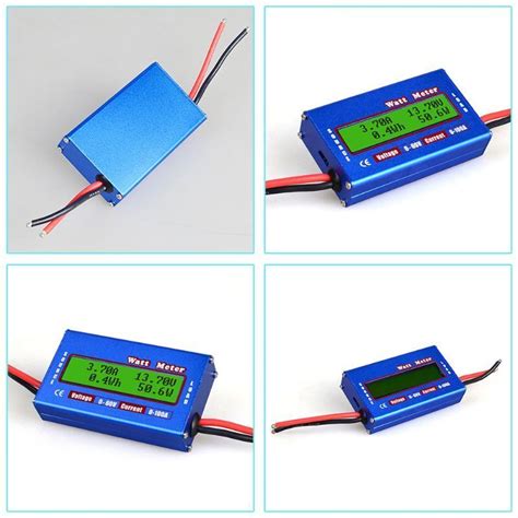 100A Digital Wattmeter Precision Power Meter Watt Meter Balance Voltage