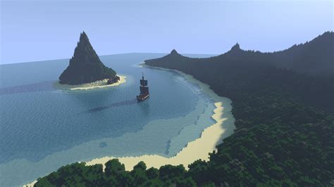 Treasure Cove 4k Chunky Render Rminecraft