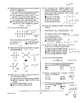 Chemistry Regents Explanations January 2007 By Nolan S Regents Chemistry