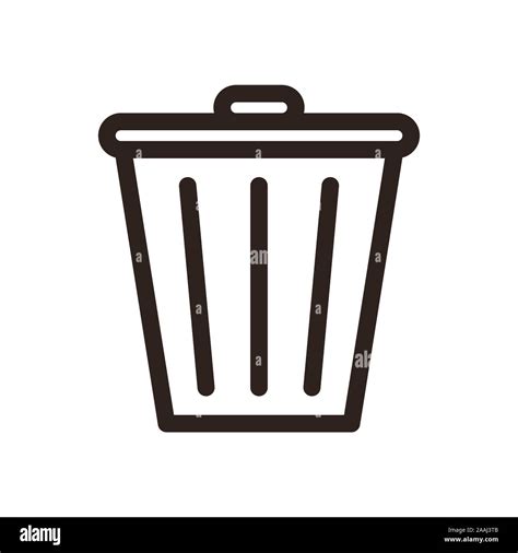 Trash Bin Icon Hi Res Stock Photography And Images Alamy